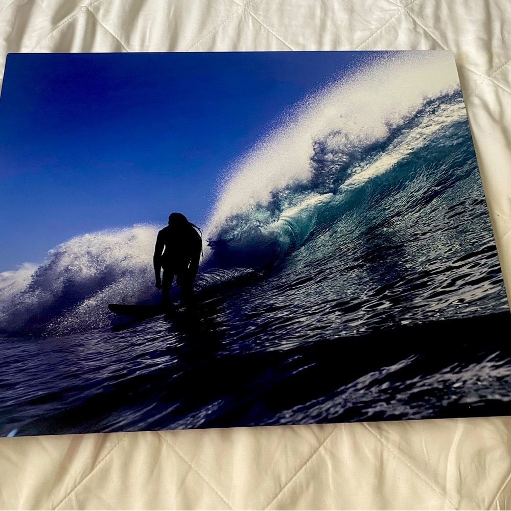 Rasta Surfer 16 x 20” on Metal